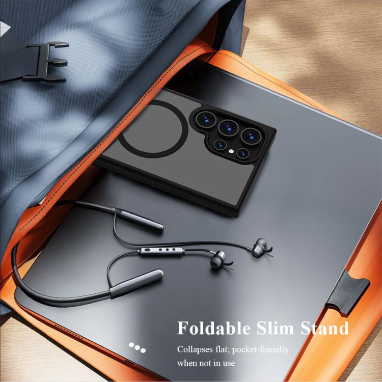For Galaxy S24 Ultra 5G LeReach Le-Chic Series Integrated Hidden Kickstand Magnetic Phone Case