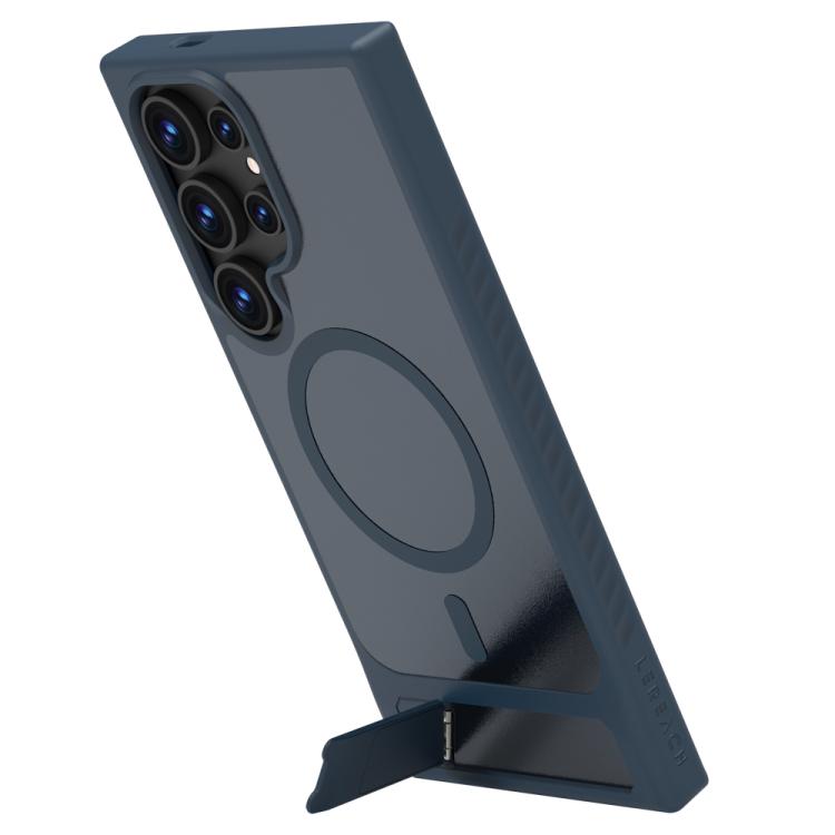 For Galaxy S24 Ultra 5G LeReach Le-Chic Series Integrated Hidden Kickstand Magnetic Phone Case