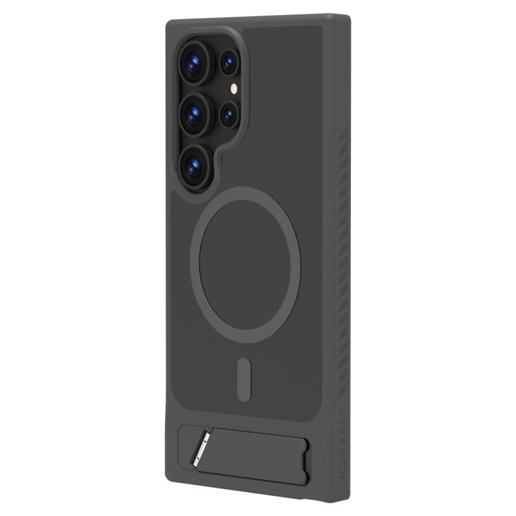 For Galaxy S24 Ultra 5G LeReach Le-Chic Series Integrated Hidden Kickstand Magnetic Phone Case