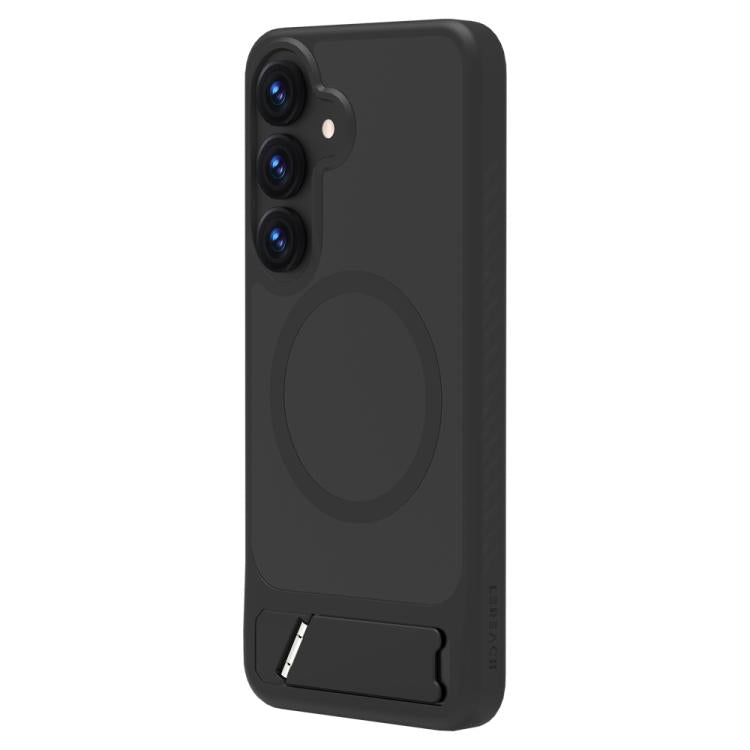 For Galaxy S24 5G/S25 5G LeReach Le-Chic Series Integrated Hidden Kickstand Magnetic Phone Case