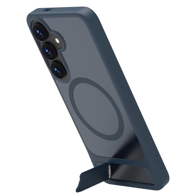 For Galaxy S24 5G/S25 5G LeReach Le-Chic Series Integrated Hidden Kickstand Magnetic Phone Case
