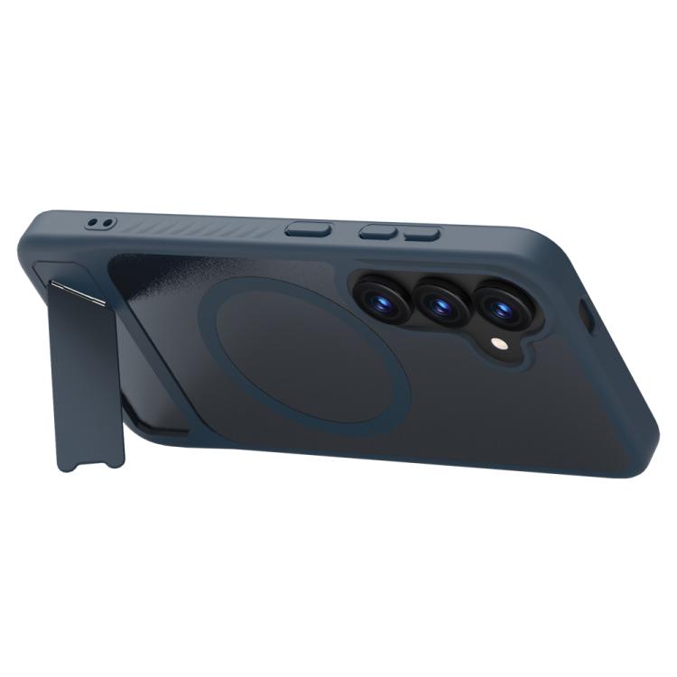 For Galaxy S24 5G/S25 5G LeReach Le-Chic Series Integrated Hidden Kickstand Magnetic Phone Case