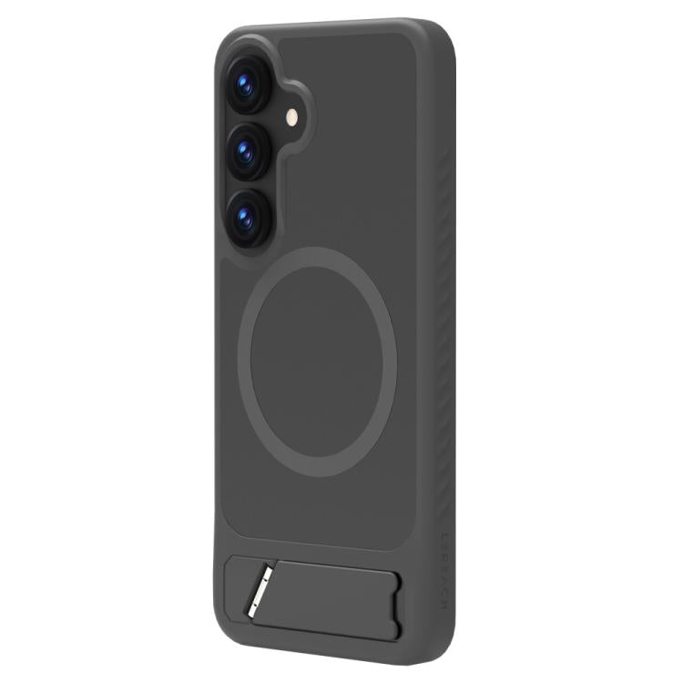 For Galaxy S24 5G/S25 5G LeReach Le-Chic Series Integrated Hidden Kickstand Magnetic Phone Case