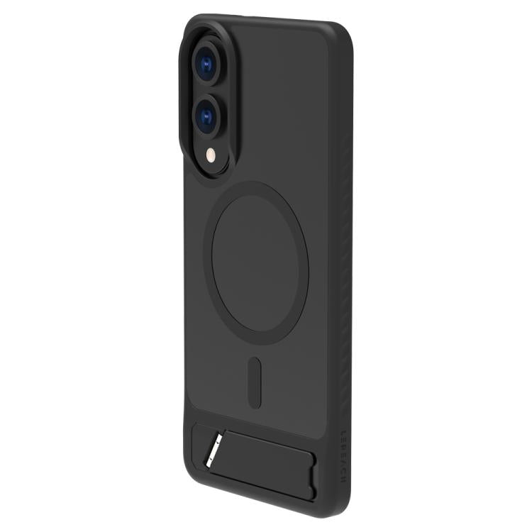 For Galaxy S25 Edge 5G LeReach Le-Chic Series Integrated Hidden Kickstand Magnetic Phone Case