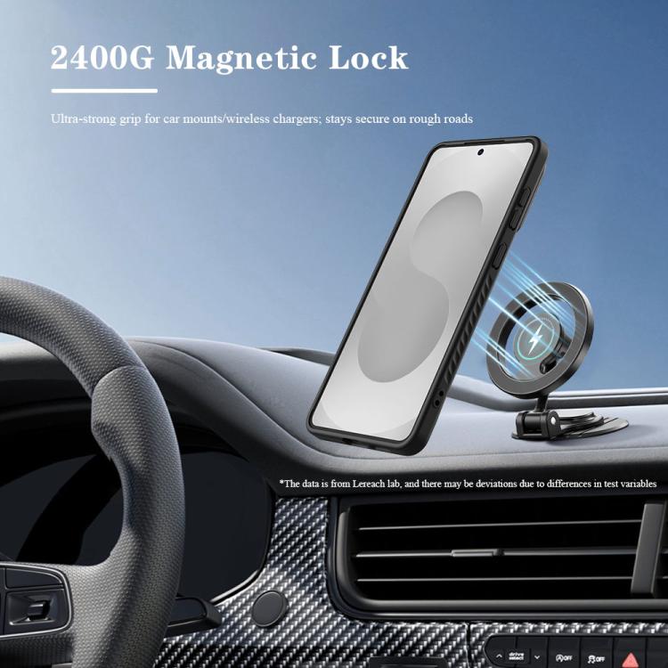 For Galaxy S25 Edge 5G LeReach Le-Chic Series Integrated Hidden Kickstand Magnetic Phone Case
