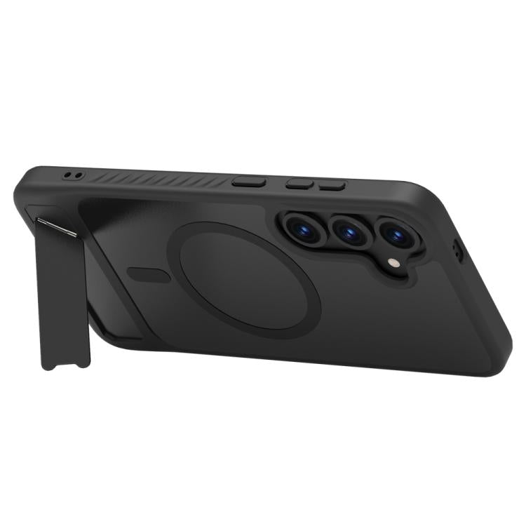 For Galaxy S24+ / S25+ 5G LeReach Le-Chic Series Integrated Hidden Kickstand Magnetic Phone Case