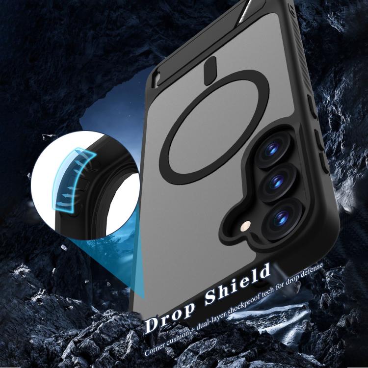 For Galaxy S24+ / S25+ 5G LeReach Le-Chic Series Integrated Hidden Kickstand Magnetic Phone Case