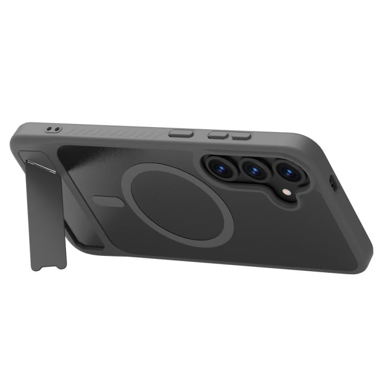 For Galaxy S24+ / S25+ 5G LeReach Le-Chic Series Integrated Hidden Kickstand Magnetic Phone Case
