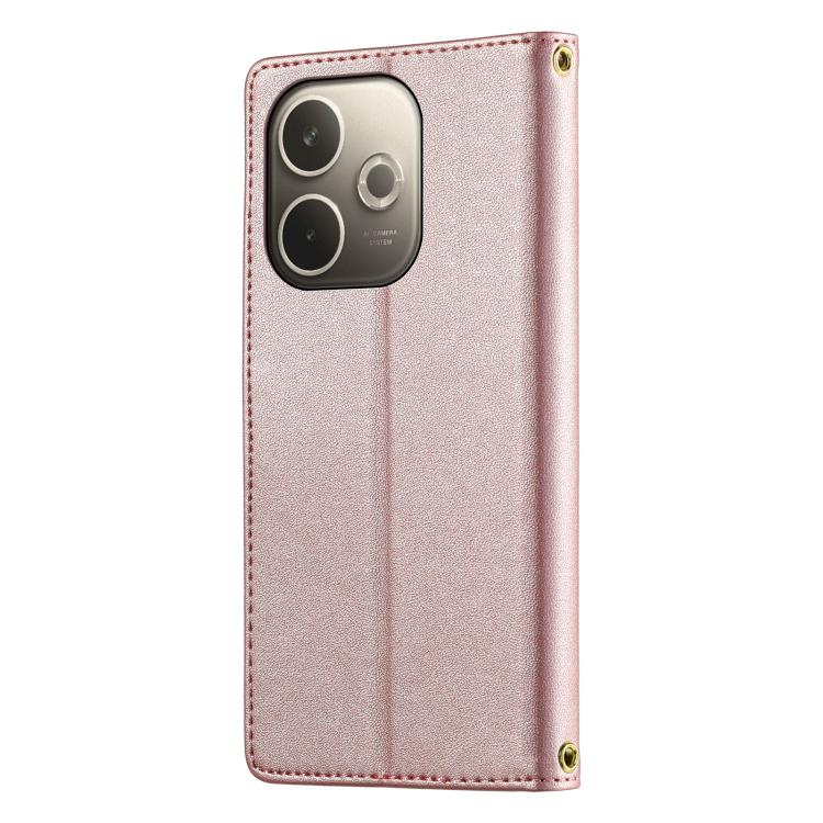 For OPPO A5 Pro 5G Global Cute Cats Magnetic Closure Vegan Leather Phone Case with Strap