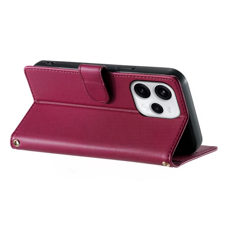 For OPPO Reno15 5G Global Cute Cats Magnetic Closure Vegan Leather Phone Case with Strap