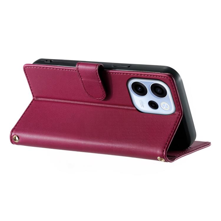 For OPPO Reno15 F 5G Cute Cats Magnetic Closure Vegan Leather Phone Case with Strap