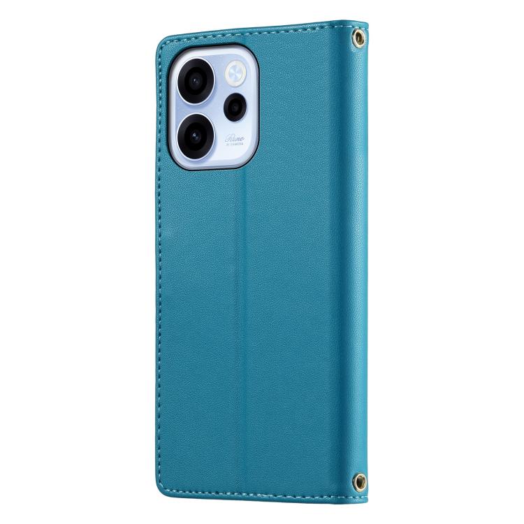 For OPPO Reno15 F 5G Cute Cats Magnetic Closure Vegan Leather Phone Case with Strap