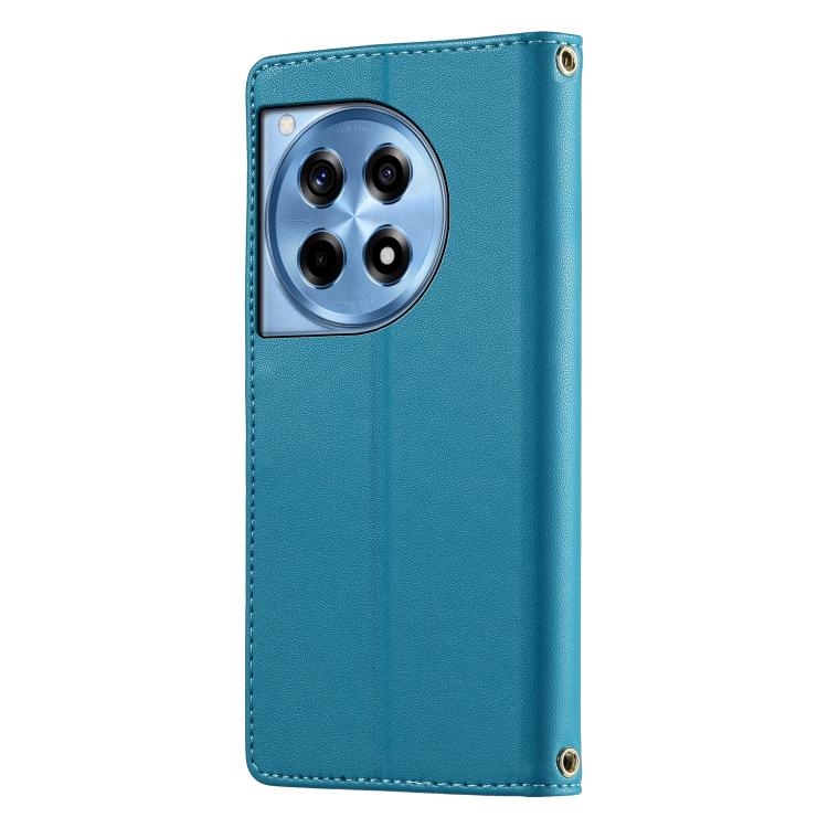 For OnePlus Ace 3 / OnePlus 12R Cute Cats Magnetic Closure Vegan Leather Phone Case with Strap