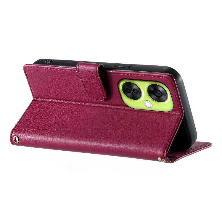 For OnePlus Nord CE 3 Lite / Nord N30 Cute Cats Magnetic Closure Vegan Leather Phone Case with Strap