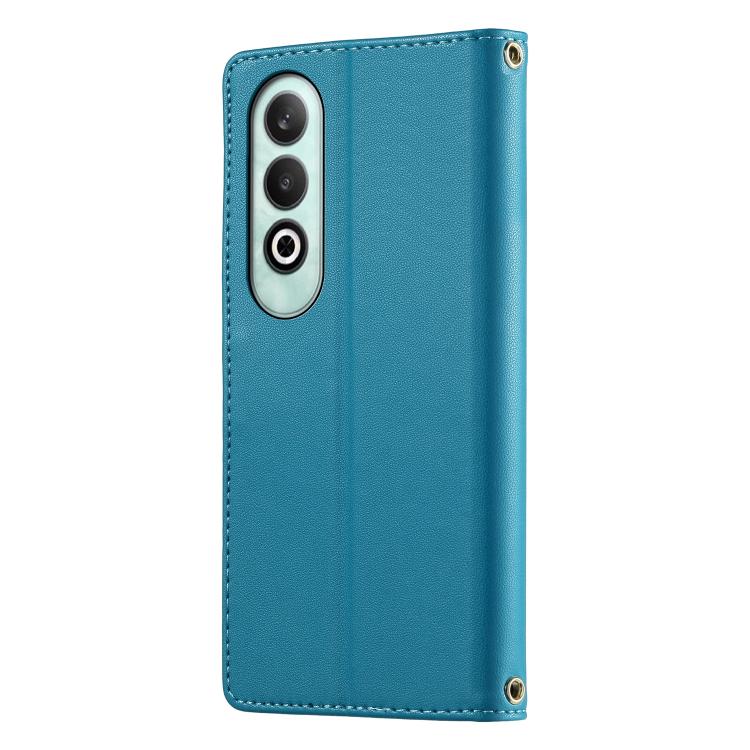 For OnePlus Nord CE4 Cute Cats Magnetic Closure Vegan Leather Phone Case with Strap