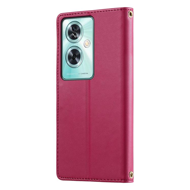 For OnePlus Nord N30 SE Cute Cats Magnetic Closure Vegan Leather Phone Case with Strap