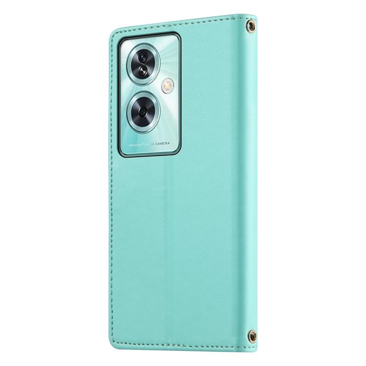 For OnePlus Nord N30 SE Cute Cats Magnetic Closure Vegan Leather Phone Case with Strap