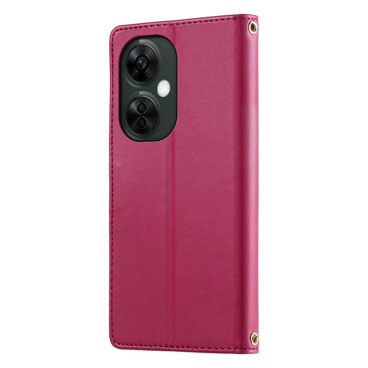 For OnePlus Nord N30 / Nord CE 3 Lite Cute Cats Magnetic Closure Vegan Leather Phone Case with Strap