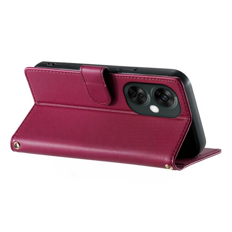 For OnePlus Nord N30 / Nord CE 3 Lite Cute Cats Magnetic Closure Vegan Leather Phone Case with Strap