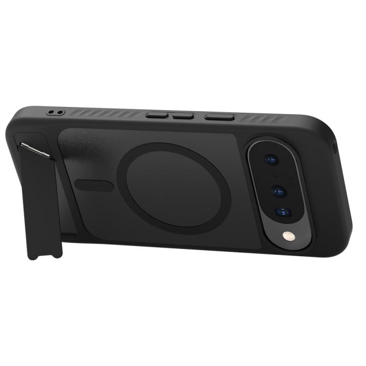 For Google Pixel 9 Pro XL / 10 Pro XL LeReach Le-Chic Series Integrated Hidden Kickstand Magnetic Phone Case