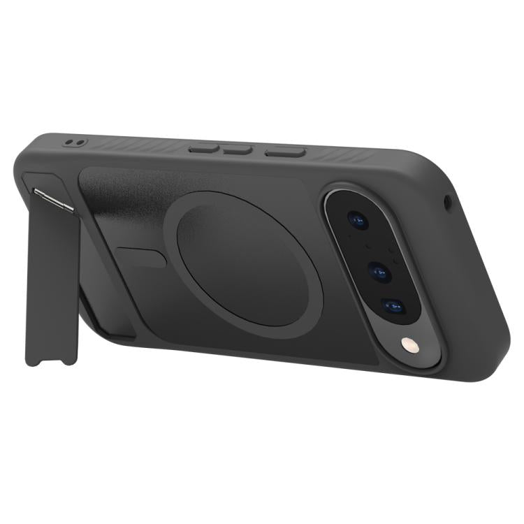 For Google Pixel 9 Pro XL / 10 Pro XL LeReach Le-Chic Series Integrated Hidden Kickstand Magnetic Phone Case