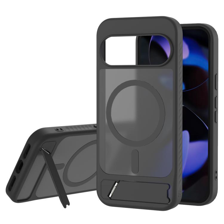 For Google Pixel 9 Pro XL / 10 Pro XL LeReach Le-Chic Series Integrated Hidden Kickstand Magnetic Phone Case