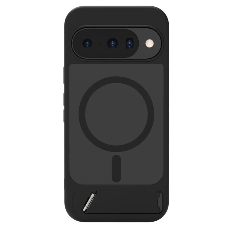 For Google Pixel 9 / 9 Pro / 10 LeReach Le-Chic Series Integrated Hidden Kickstand Magnetic Phone Case