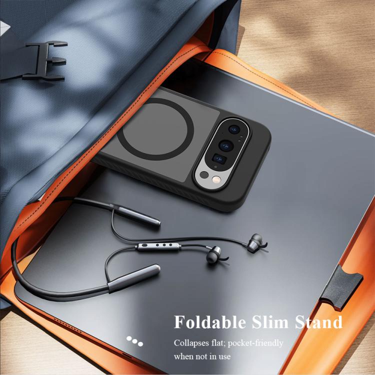 For Google Pixel 9 / 9 Pro / 10 LeReach Le-Chic Series Integrated Hidden Kickstand Magnetic Phone Case