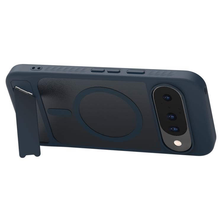 For Google Pixel 9 / 9 Pro / 10 LeReach Le-Chic Series Integrated Hidden Kickstand Magnetic Phone Case