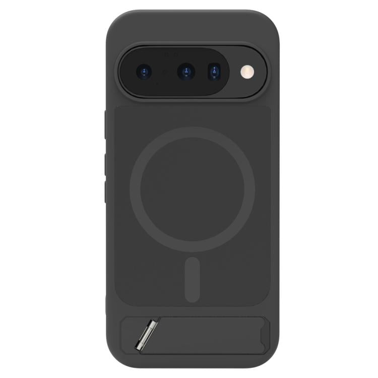 For Google Pixel 9 / 9 Pro / 10 LeReach Le-Chic Series Integrated Hidden Kickstand Magnetic Phone Case