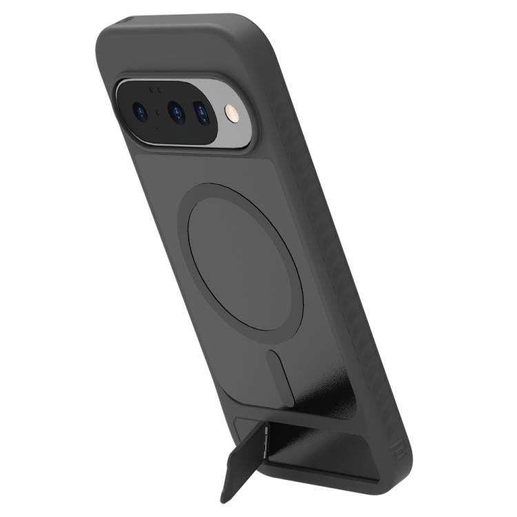 For Google Pixel 9 / 9 Pro / 10 LeReach Le-Chic Series Integrated Hidden Kickstand Magnetic Phone Case