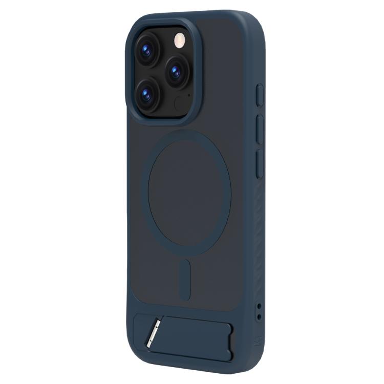 For iPhone 16 Pro LeReach Le-Chic Series Integrated Hidden Kickstand Magnetic Phone Case