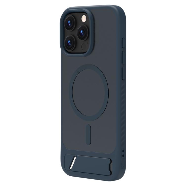 For iPhone 16 Pro Max LeReach Le-Chic Series Integrated Hidden Kickstand Magnetic Phone Case