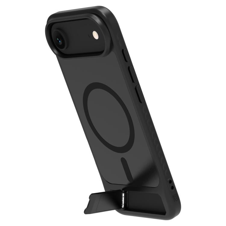 For iPhone Air LeReach Le-Chic Series Integrated Hidden Kickstand Magnetic Phone Case