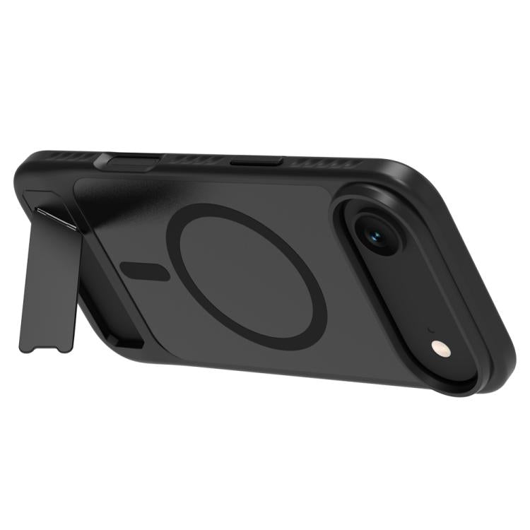 For iPhone Air LeReach Le-Chic Series Integrated Hidden Kickstand Magnetic Phone Case