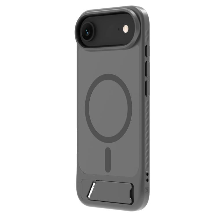 For iPhone Air LeReach Le-Chic Series Integrated Hidden Kickstand Magnetic Phone Case