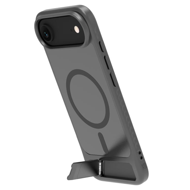 For iPhone Air LeReach Le-Chic Series Integrated Hidden Kickstand Magnetic Phone Case