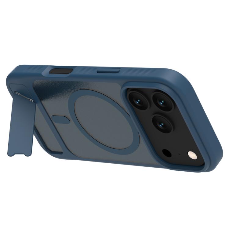 For iPhone 17 Pro LeReach Le-Chic Series Integrated Hidden Kickstand Magnetic Phone Case