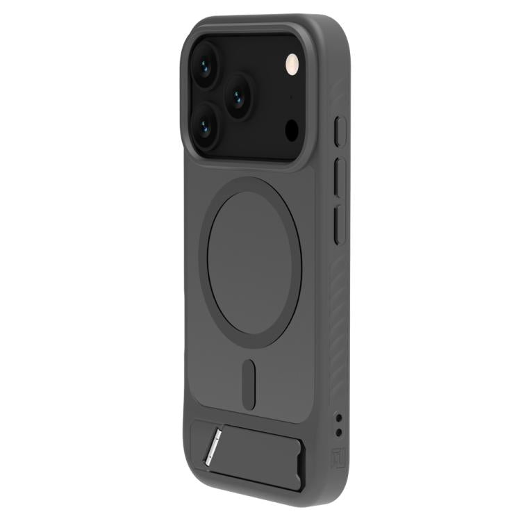 For iPhone 17 Pro LeReach Le-Chic Series Integrated Hidden Kickstand Magnetic Phone Case