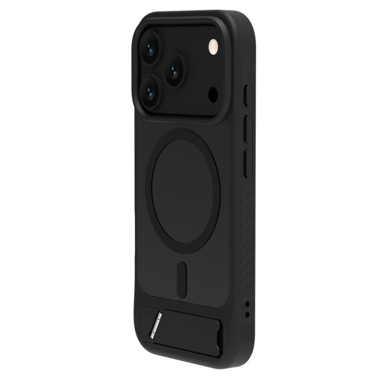 For iPhone 17 Pro Max LeReach Le-Chic Series Integrated Hidden Kickstand Magnetic Phone Case