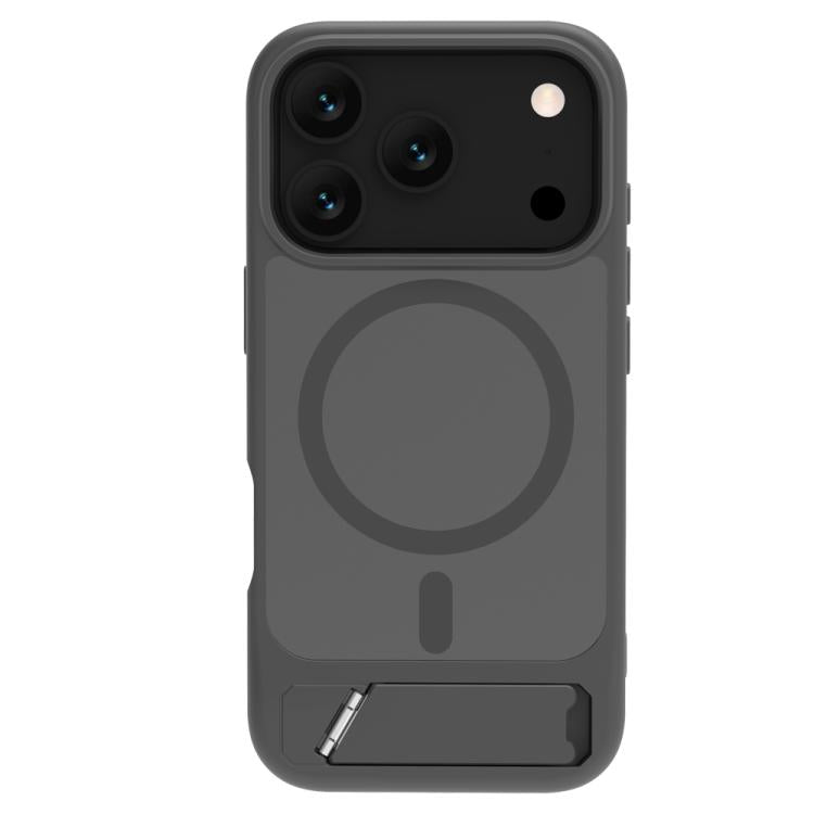 For iPhone 17 Pro Max LeReach Le-Chic Series Integrated Hidden Kickstand Magnetic Phone Case
