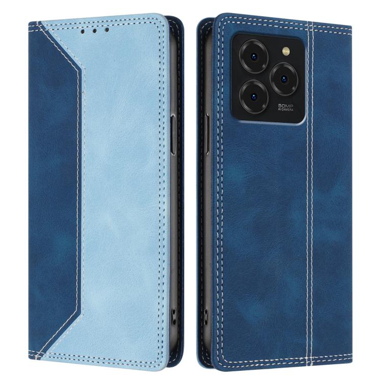 For Ulefone Note 20 Pro Skin Feel Two-tone RFID Blocking Vegan Leather Phone Case