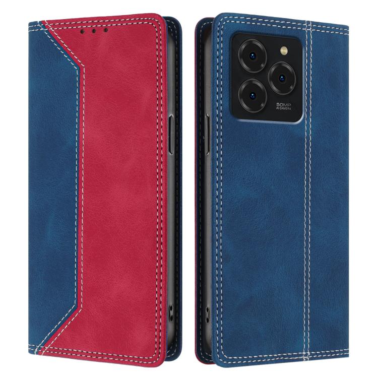 For Ulefone Note 20 Pro Skin Feel Two-tone RFID Blocking Vegan Leather Phone Case