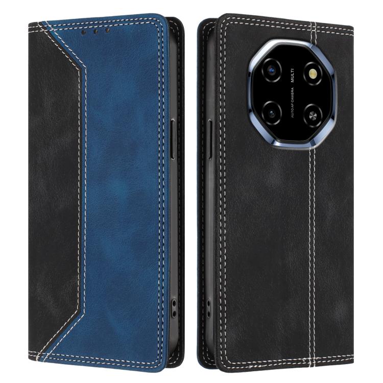 For Blackview Shark 6 Skin Feel Two-tone RFID Blocking Vegan Leather Phone Case