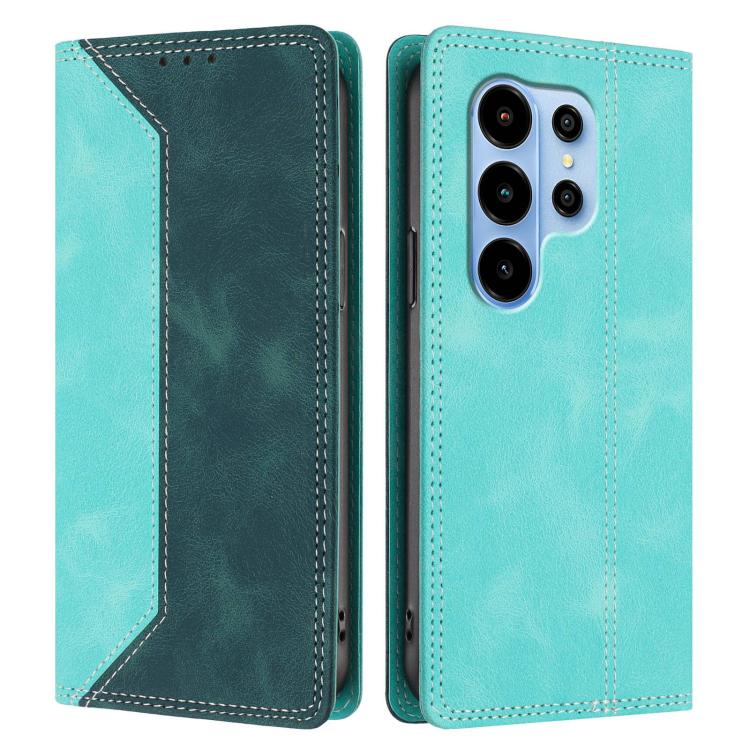 For Blackview WAVE 10 Skin Feel Two-tone RFID Blocking Vegan Leather Phone Case