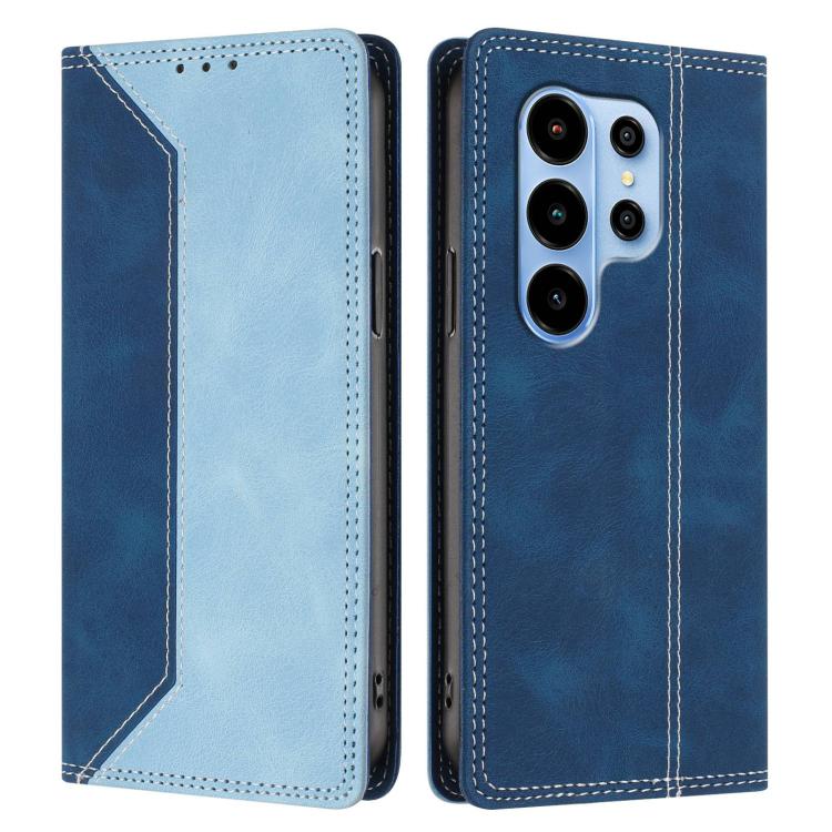 For Blackview WAVE 10 Skin Feel Two-tone RFID Blocking Vegan Leather Phone Case