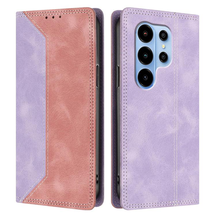 For Blackview WAVE 10 Skin Feel Two-tone RFID Blocking Vegan Leather Phone Case