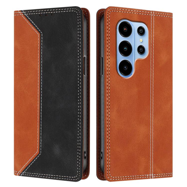 For Blackview WAVE 10 Skin Feel Two-tone RFID Blocking Vegan Leather Phone Case