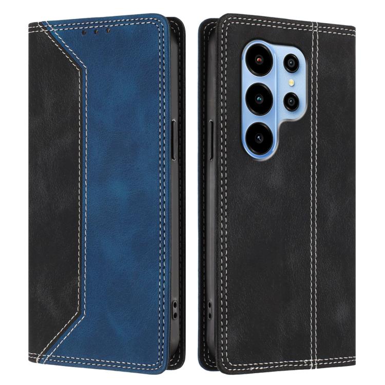 For Blackview WAVE 10 Skin Feel Two-tone RFID Blocking Vegan Leather Phone Case