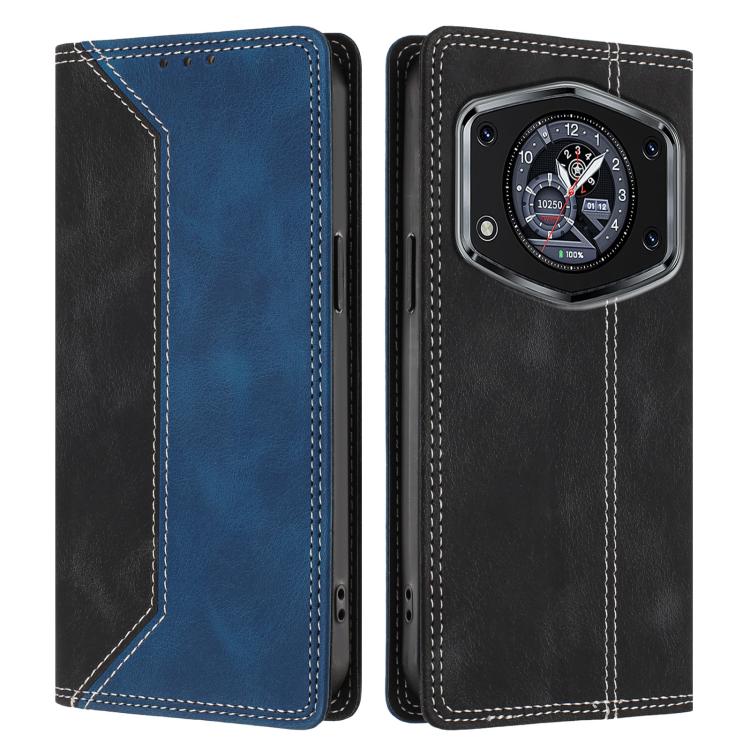 For Cubot A30 Skin Feel Two-tone RFID Blocking Vegan Leather Phone Case